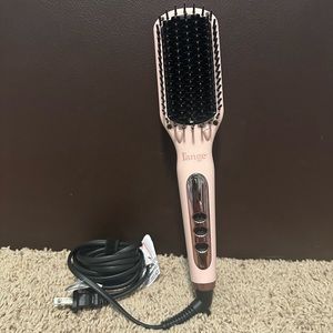 L’ange Le Vite Ceramic Straightening Brush Blush Pink